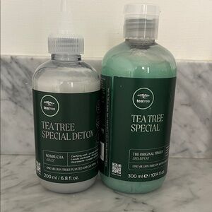 NWOT Paul Mitchell Tea Tree Special Shampoo and Detox Rinse Set